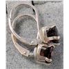 Image 2 : SILVER GARNET 1.35CT  EARRINGS