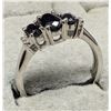 Image 2 : SILVER SAPPHIRE 1CT  RING