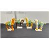 Image 1 : PORCELAIN HORSES SET OF 4 SIGNED