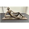 Image 1 : REPRODUCTION METAL STATUE, SIGNED HENRY MOORE *UNKNOWN AUTHENTICITY*