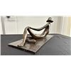 Image 3 : REPRODUCTION METAL STATUE, SIGNED HENRY MOORE *UNKNOWN AUTHENTICITY*