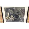 Image 2 : FRAMED CHINES ART WORK BY PHUNG PHAM "WOOD BLOCK PRINT"