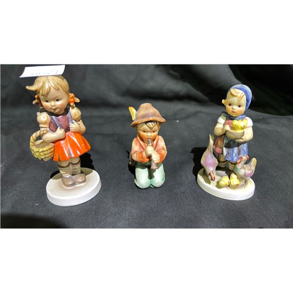 3 GOEBEL HUMMELS FIGURINES