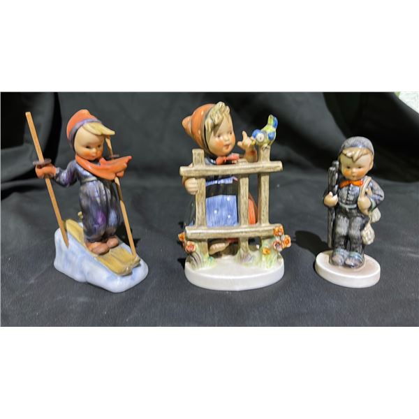 3 GOEBEL HUMMELS FIGURINES