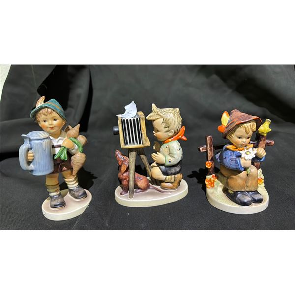 3 GOEBEL HUMMELS FIGURINES