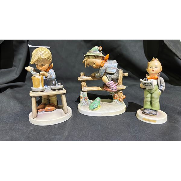 3 GOEBEL HUMMELS FIGURINES
