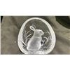 Image 2 : MATS JONASSON SWEDEN RABBIT CARVED CRYSTAL