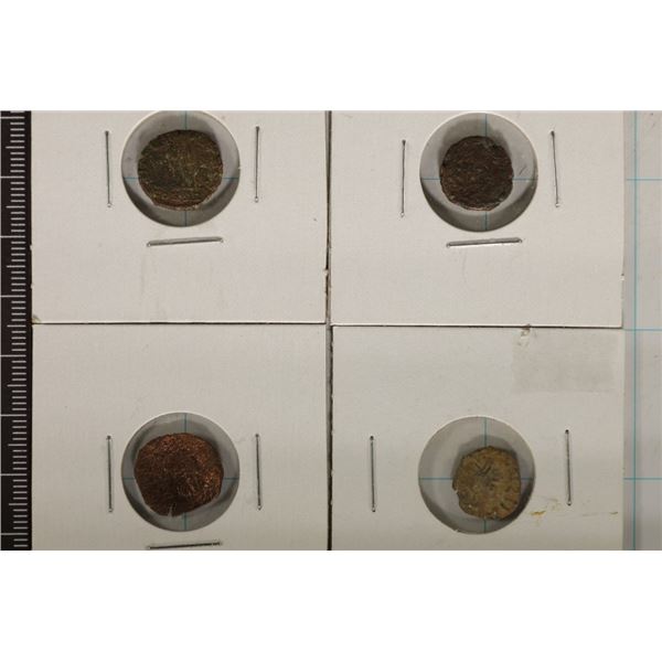 4 ROMAN ANCIENT COINS