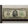 Image 1 : 1934-A US $5 GREEN SEAL BILL EXTRA FINE