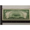 Image 2 : 1934-A US $5 GREEN SEAL BILL EXTRA FINE