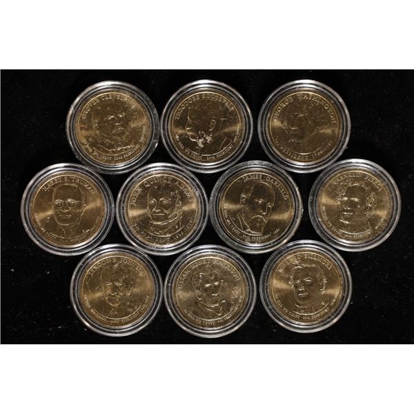 10 US PRESIDENTIAL DOLLARS: CLEVELAND,