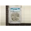 Image 1 : 2015 AMERICAN SILVER EAGLE ICG MS70 1 OZ. SILVER