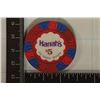 Image 1 : $5 HARRAH'S CASINO CHIP. LAS VEGAS, NEVADA