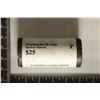 Image 1 : 2014-P $25 ROLL OF BU US HOOVER PRESIDENTIAL $'S