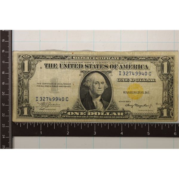 1935-A US $1 NORTH AFRICA SILVER CERTIFICATE