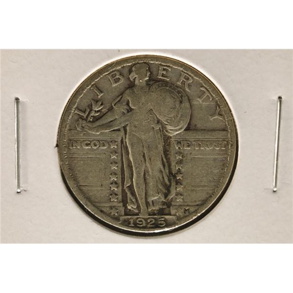 1925 SILVER STANDING LIBERTY QUARTER
