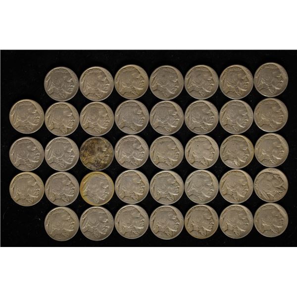 38-MOSTLY FULL DATE 1926 BUFFALO NICKELS