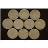 Image 1 : 10-LIBERTY "V" NICKELS: 1900, 1901, 1902, 1903,