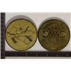 Image 1 : 2 RUSSIAN BRONZE 3" ORBITAL SPACE MEDALS: 1981