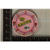 Image 2 : $2.50 IMPERIAL CASINO CHIP. 1992 5TH ANNIVERSARY