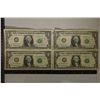 Image 1 : 4-US $1 FRN STAR NOTES: 1963-A, 1969 TORN LEFT