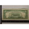 Image 2 : 1963-A US $5 STAR NOTE GREEN SEAL FRN