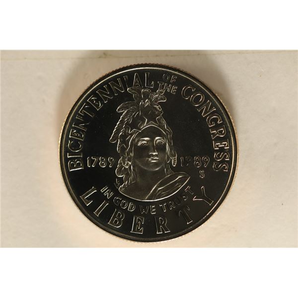 1989-S US PROOF "BICENTENNIAL OF CONGRESS" HALF