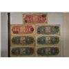 Image 2 : 7-MEXICO BILLS: 2-ONE PESOS (TOUGHER) & 5-5 PESOS-