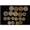 Image 1 : 19 ASSORTED METAL TRANSPORTATION TOKENS: MIAMI