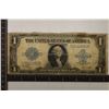 Image 1 : 1923 LARGE SIZE $1 SILVER CERTIFICATE BLUE SEAL