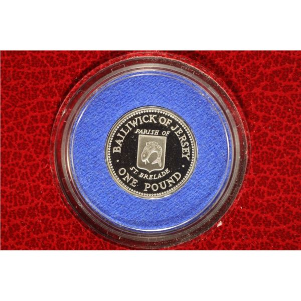 1984 STERLING FROSTED PF 1 POUND LIMITED TO 2500