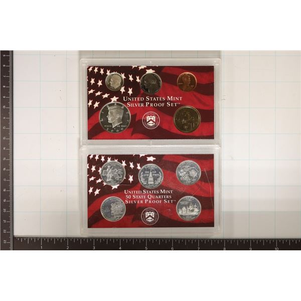 2000 US SILVER PROOF SET (WITHOUT  BOX) NO CERT