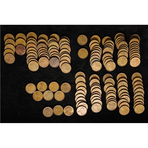 150 LINCOLN WHEAT CENTS: 7-TEENS (1910-1919),