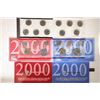 Image 2 : 2000 US MINT SET (UNC) P/D (WITH ENVELOPES) WITH