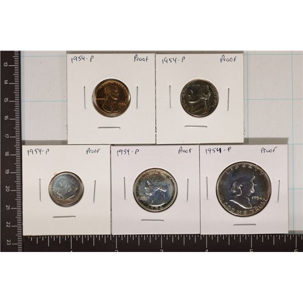 1954-P PROOF SET: THIS IS ONLY HALF OF THE ENTIRE