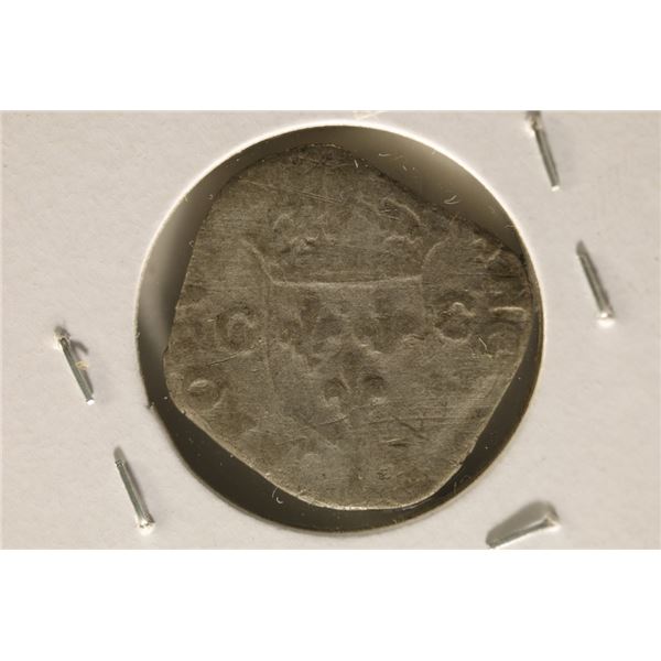 1590-1610 FRANCE SILVER DOUZAIN COIN