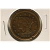 Image 1 : 1849 US LARGE CENT WITH CHOP MARKS ON RIM