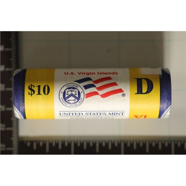 $10 BU ROLL OF 2009-D US VIRGIN ISLANDS QUARTERS
