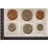 Image 1 : 1963 NEW ZEALAND 7 COIN UNC SET IN SEALED PLASTIC