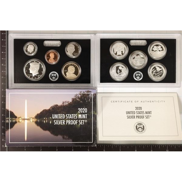 2020 US SILVER PROOF SET (WITH BOX) & CERTIFICATE