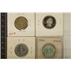 Image 2 : 4-US SILVER QUARTERS: 2-1964 UNC'S, 1964-PF AND
