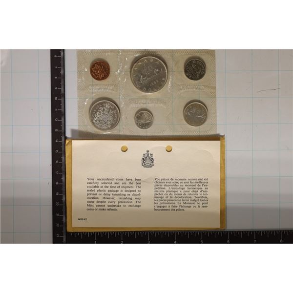 1966 SILVER CANADA (PF LIKE) SET IN ENVELOPE