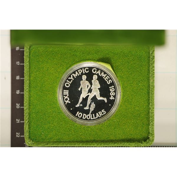 1984 SOLOMON ISLANDS STERLING $10 PF COIN OF THE