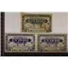 Image 1 : 3-ALGERIA BILLS ALL 1944: 2-1 FRANC & 1-2 FRANC