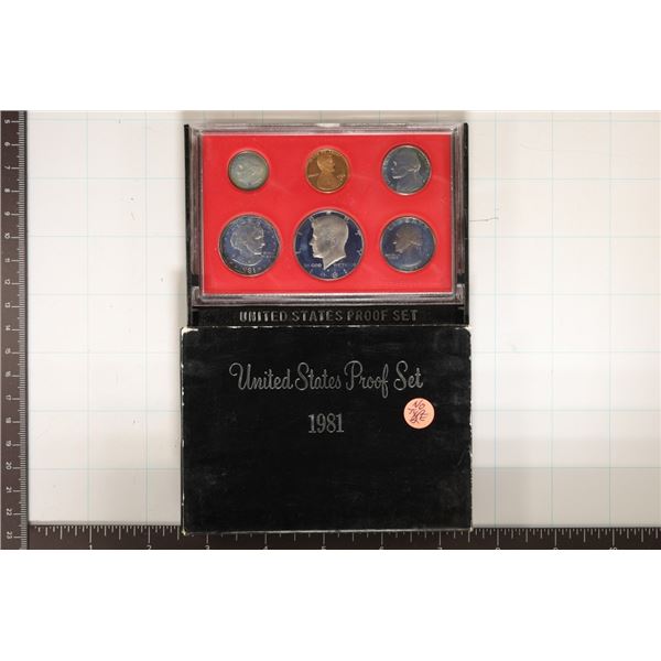1981 US PROOF SET (WITH BOX)