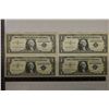 Image 1 : 4-US $1 SILVER CERTIFICATES: 1957-XF, 2-1957-A