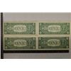 Image 2 : 4-US $1 SILVER CERTIFICATES: 1957-XF, 2-1957-A