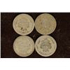 Image 2 : 1886, 88, 89 & 1891 US SILVER SEATED LIBERTY DIMES