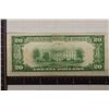 Image 2 : 1929 TYPE I US $20 NATIONAL CURRENCY BROWN SEAL
