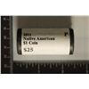 Image 1 : $25 ROLL OF 2011-P NATIVE AMERICAN DOLLARS BU
